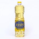 Масло подсолнечное "ЗЛАТО" рафинированное , дезодорированное , 1000 мл