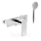 Смеситель для душа AFLORN "Amiens", хром, 3-функциональная лейка D100мм, картридж 35мм