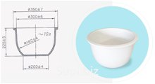 Фарфоровый бак 10л
