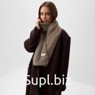 Шарф женский MIST, кофейный 16*160±5 см