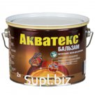 Защитно-декоративное покрытие для древесины эбеновое дерево Акватекс-Бальзам, 2 л