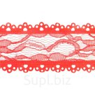 Тесьма ажурная, 5 смx25 м (05 красный)