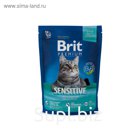 Сухой корм Brit Premium Сat для кошек с чувствительным пищеварением, ягненок, 1.5 кг