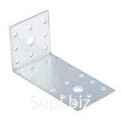 Пластина перфорированная угловая 40х80х40х2,0 мм оцинкованная