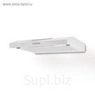 Вытяжка Lex S 600 WHITE, плоская, 440 м3/ч, 3 скорости, 60 см, белая