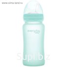 Бутылочка-поильник для кормления Everyday Baby, с трубочкой, цвет мятный, 240 мл