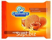 Вафли Сиропные вареная сгущенка 0,120 СЛАДОНЕЖ