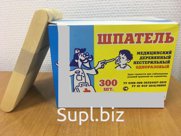 Шпатель медицинский деревянный нестерильный одноразовый. Для осмотра ротовой полости. Длина 140 мм. N50. Упаковка 300 шт. Срок годности не ограничен.