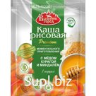 Каша рисовая м/п "Вышний город"с мёдом, курагой и миндалём с кокосовым молоком,50г пак.