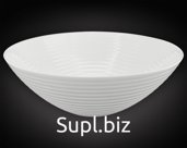 Salad bowl NataM 230mm ribbed Color: white