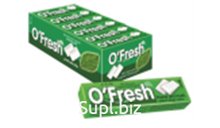 ЖЕВАТЕЛЬНАЯ РЕЗИНКА O'FRESH DRAGE MENTHOL GUM Ментол 1/20 бл./24 шт./15 гр, КИДСЛЕНД