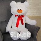 Мягкая игрушка «Медведь Брэд большой», 110 см, цвет белый
