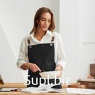 Фартук «Этель» Minimalist design black, 60×70 см 45% лён, 55% хлопок, 395 г/м²