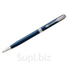 Ручка шариковая Parker "Sonnet Slim Blue Laquer CT", черная, 1,0мм, подар уп.