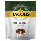 Кофе молотый в растворимом JACOBS «Millicano», сублимированный, 150 г, мягкая упаковка