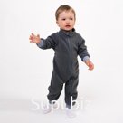 Комбинезон для мальчика флисовый, серый, рост 92-98 см
