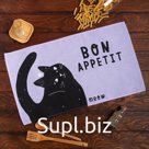 Полотенце кухонное Доляна Bon Appetit 35х60 см, 100% хлопок, 160г/м2