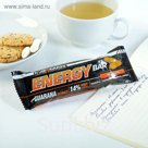 Батончик "Energy Bar" c гуараной, 50 г Орех/тёмная глазурь
