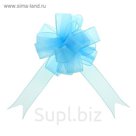 Бант-шар №2,7 "Лёгкость", цвет голубой