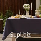 Скатерть «Этель» Linen collection violet, 145×220 см, 100% лён 210 г/м²