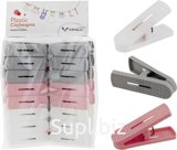 Clothespins in a set of 16 pieces, 6 cm