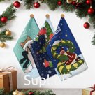 Набор полотенец Доляна «Пусть год будет волшебным» 28×46 см - 3 шт., 100% хл, рогожка 164 г/м²