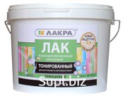 Лак в/д тонированный махагон 2,5 кг Лакра
