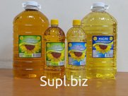 Масло подсолнечное рафинированное и нерафинированное