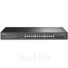 Коммутатор TP-Link TL-SG3428XF, управляемый, 24х10/100/1000BASE-T