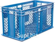 Ящик перфорированный 800×400×410, арт.: 316, объём 2.7, синий, код: 16829