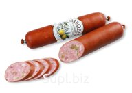 Колбасное изделие варено-копченое мясное в/c Колбаса САЛЯМИ ФАВОРИТ С ОЛИВКАМИ , вакуум 410 гр.
