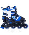Высококачественная современная модель роликовых коньков на пластиковой раме в ярком дизайне. Подходит как для начинающих, так и для продвинутых любителей катан…
