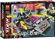 Конструктор LARI 11487 Ninjago Специальный автомобиль Ниндзя 443 дет. 41х28х6.5 см