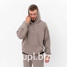 Толстовка мужская (худи) MIST Men's casual размер 56, серо-бежевый