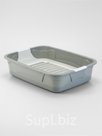 Туалет с сеткой, 44х33х11,5 см, серый/белый