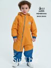 Kombinson, spring-autumn, mustard+blue, art. 237F (104 cm)