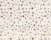 Snowflake wrapping paper, 70x100cm, 80g/m², white
