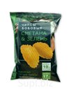 Чипсы из бобов сметана зелень 50гр