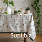 Скатерть "Этель" Flora 149х180 см, 100% хлопок, саржа 190 г/м2