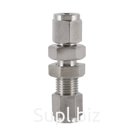 CBU обжимной соединитель с креплением на панель ( об.вр.М 18мм x об.вр.М 18мм )