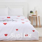 Пододеяльник Этель "Love" 175х215 см, сатин 128 г/м2, 100% хлопок