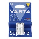 Батарейка литиевая Varta ULTRA, AA, FR14505-2BL, 1.5 В, блистер, 2 шт.