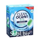 Эко-таблетки для ПММ Clean Ocean Bio "7 в 1" в водорастворимой пленке 1080 г, 100 шт