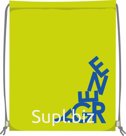Сумка для сменной обуви Lamark "Energy", 34х42 см, на шнурке, светоотражающие элементы, цвет лайм