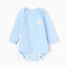 Боди с длинным рукавом «Крошка Я», рост 74-80 см, голубое