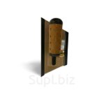 ШПАТЕЛЬ КЛЕЕНЫЙ ВЕНЕЦИАНСКИЙ ТРАПЕЦИЕВИДНЫЙ ОБРАТНЫЙ 240X127X100X0. 3MM РУЧКА ПРОБКА, 1263240100-MHK-2