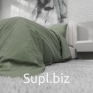 Пододеяльник 220ТС Этель 200*220 см, цв.олива, сатин, 100% хлопок
