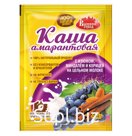 Каша амарантовая моментального приготовления с изюмом, миндалем и корицей на цельном молоке "Вышний город", 44 гр