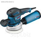 Эксцентриковая шлифмашина BOSCH GEX 125-150 AVE (060137B102), 400 Вт, 12000 об/мин, d=150мм