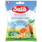 Конфеты-карамель SULA (Зула) леденцовая, «Мультивитамин», 60 г, пакет